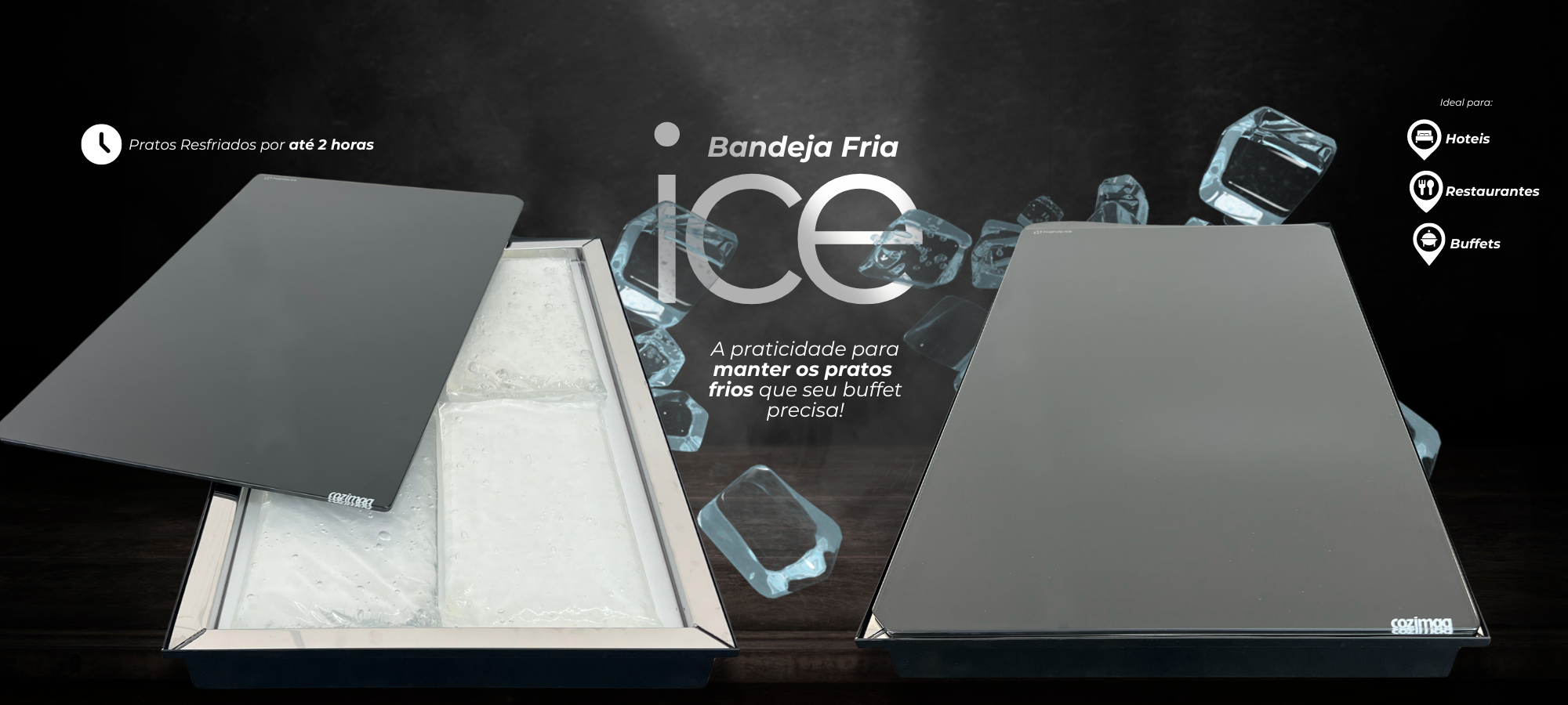 Bandeja fria ice cozimaq