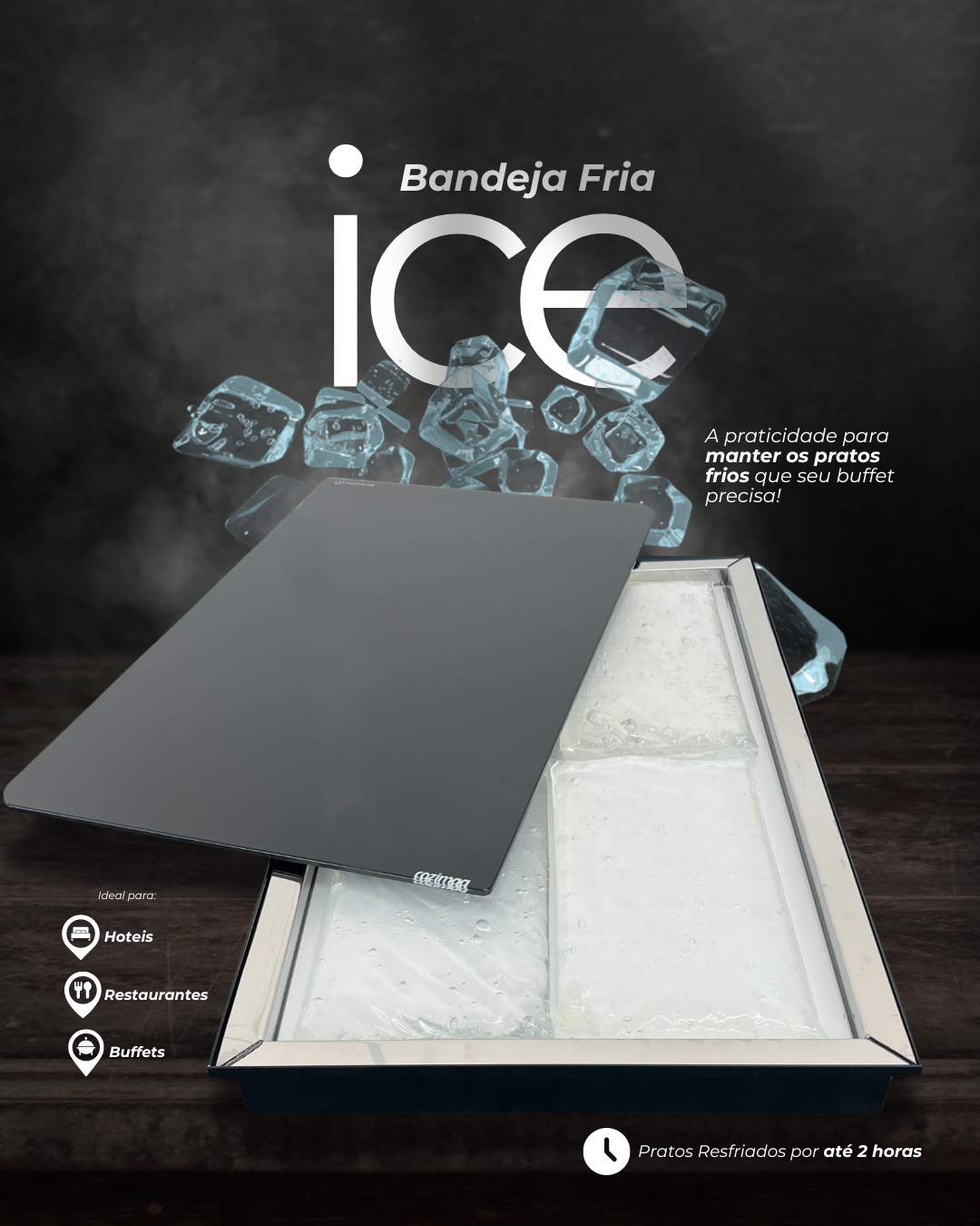 Bandeja fria ice cozimaq