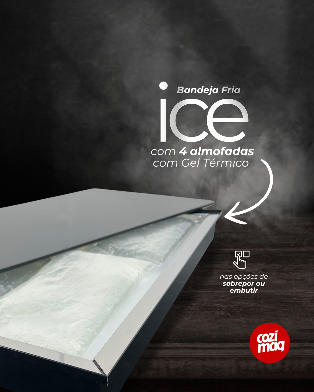 Bandeja fria ice cozimaq